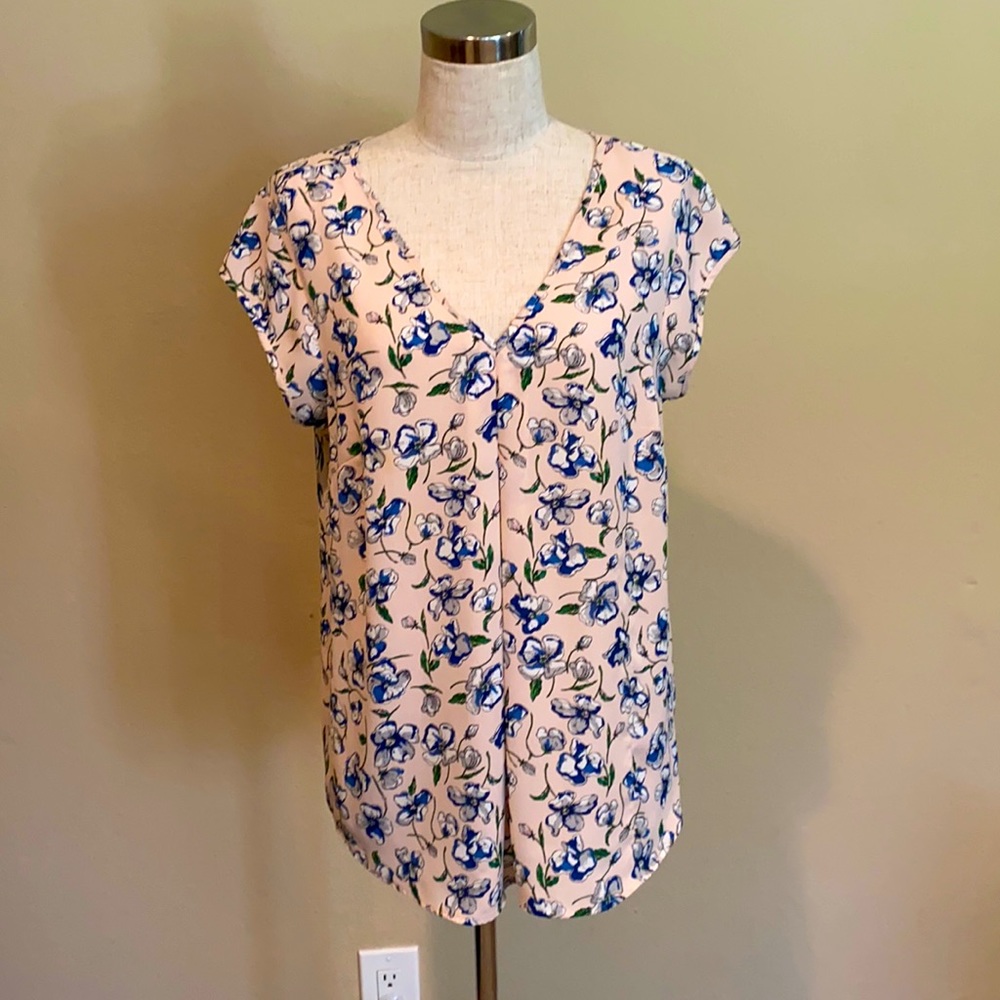 Shot sleeve blouse